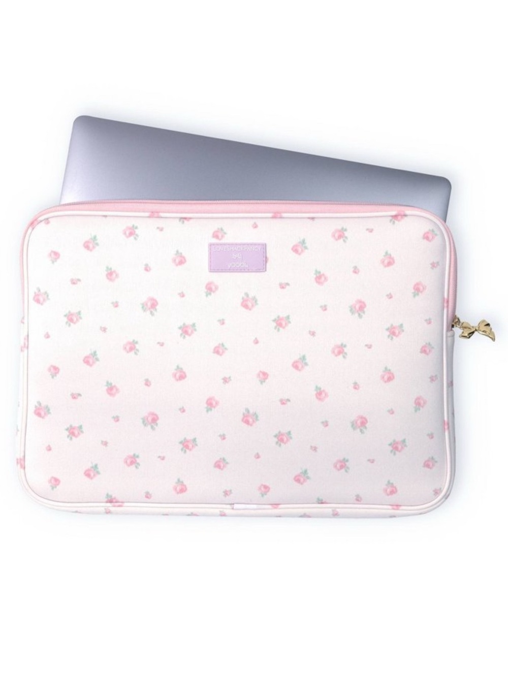 Love shack fancy X target laptop sleeve yoobi in strawberry macaroon NWT